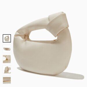 Melie Bianco Alexandra Top Handle Bag in Cream - Brand New